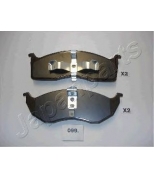 JAPAN PARTS - PA099AF - Колодки передние дисковые CHRYSLER ...